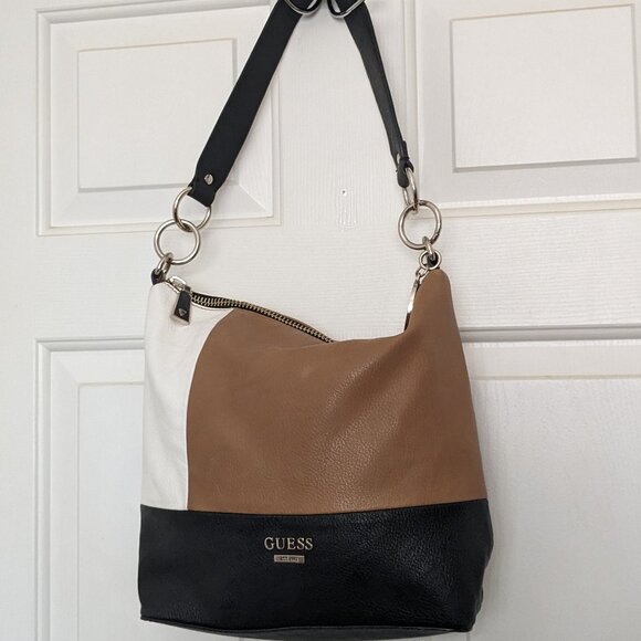 Guess Women's Tricolor Satchel HandbagDesign and Dual Top Handles